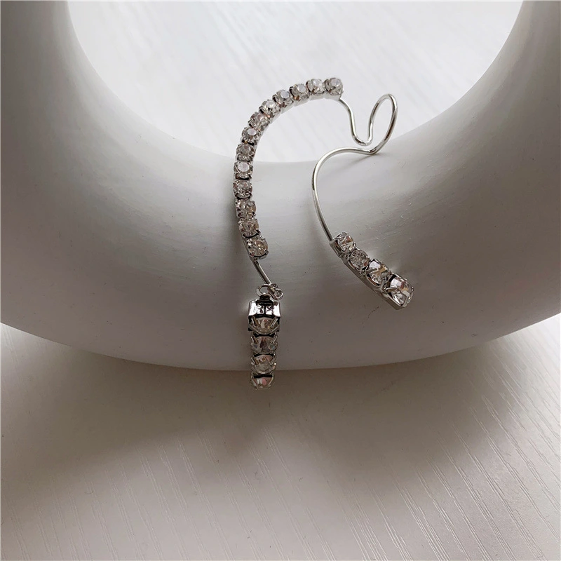 Non-pierced Personalized Fashion Silver Ear Clip Ins Simple Earrings