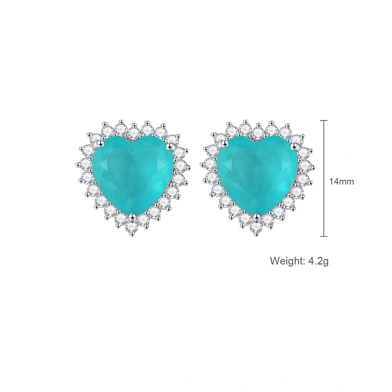 New European And American Cross-border Inlaid Fashion Earrings