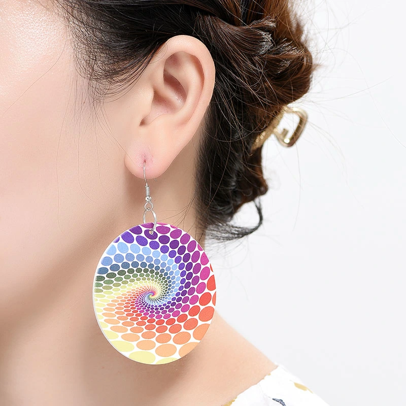 Fashion Wooden Simple Irregular Earrings