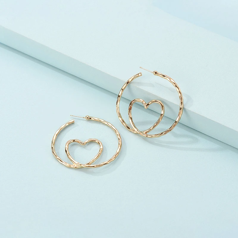 Fashionable Metal Simple Irregular Earrings