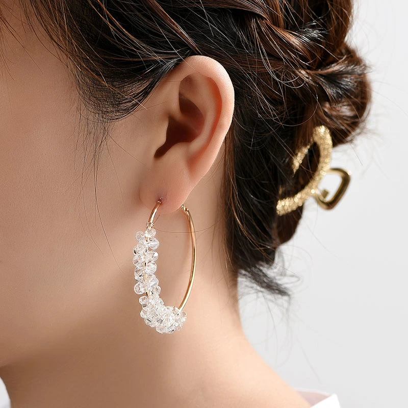 New Sweet And Exaggerated Earrings Female Retro