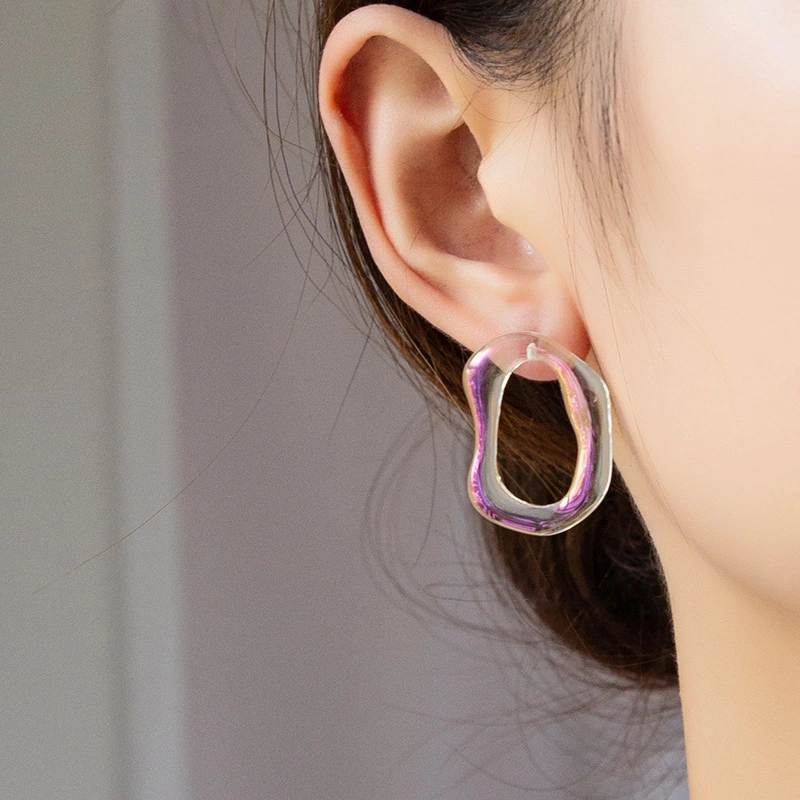 Simple And Fashionable Geometric Earrings Women