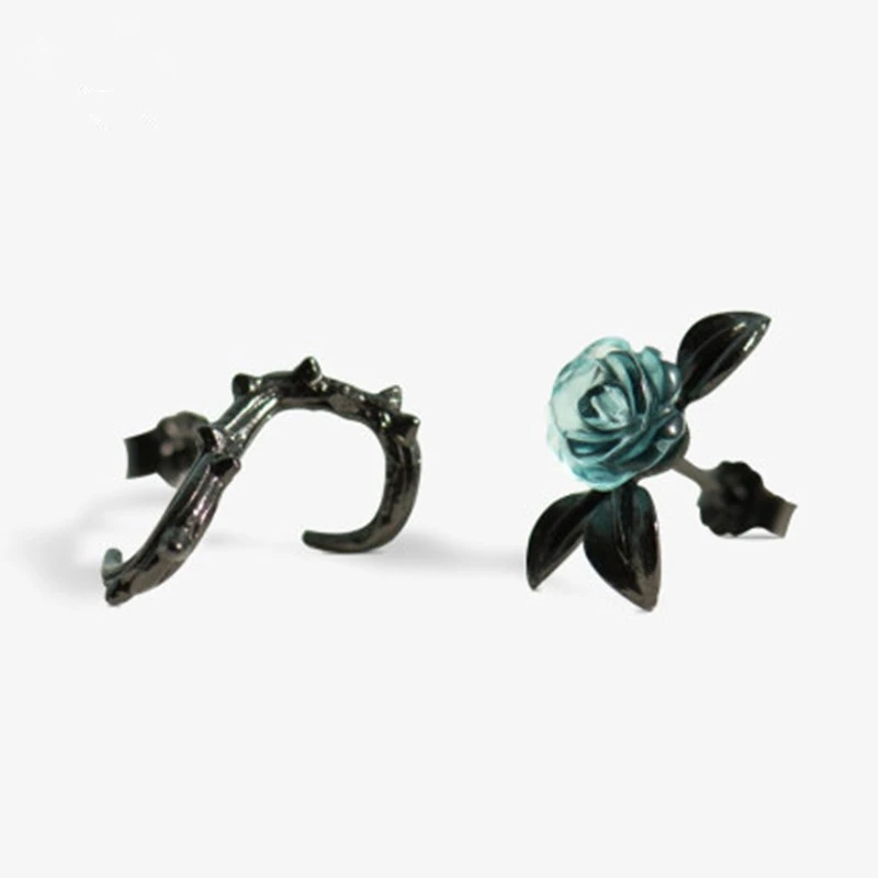 Creative Retro Thorn Rose Earrings Women