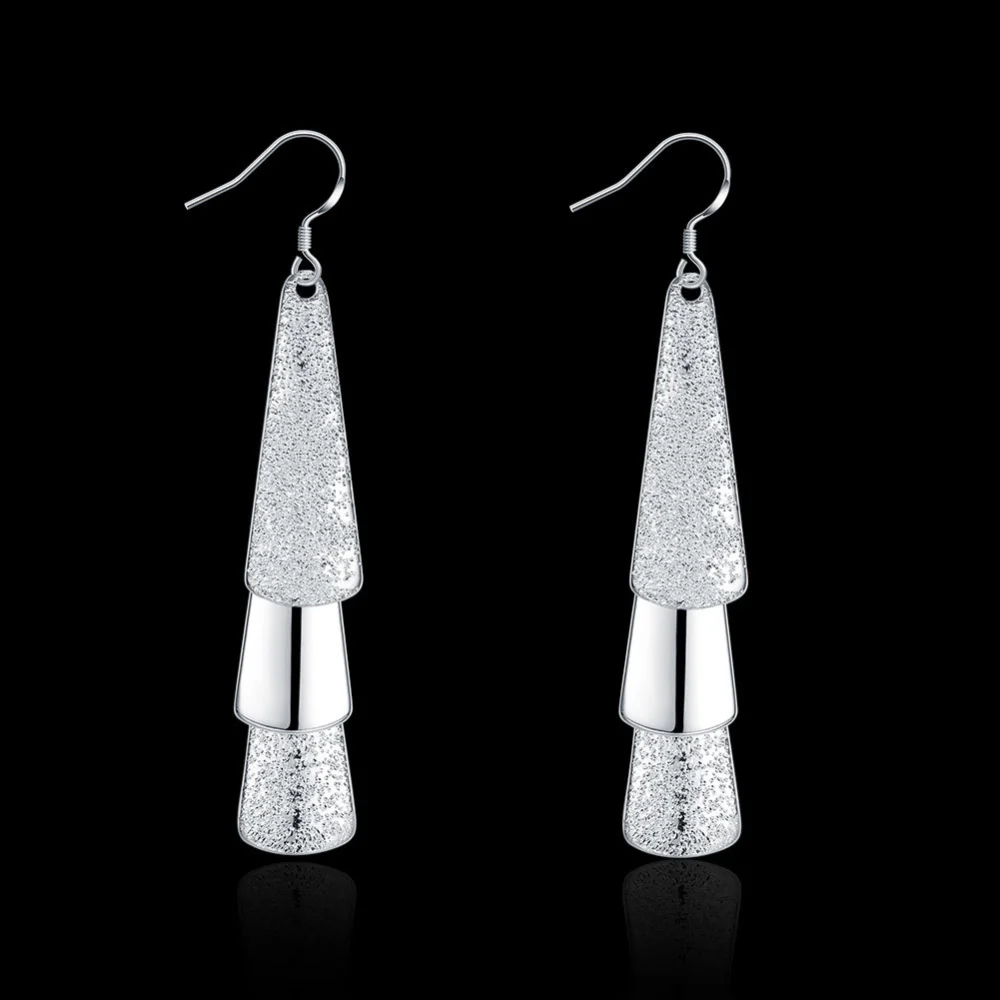 Silver Jewelry Fashion Exquisite Earrings In Europe And America