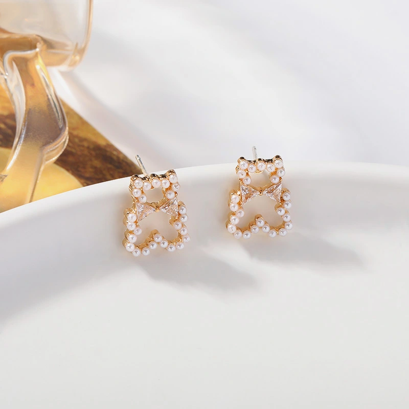 Temperament Earrings Sterling Silver Cold Wind  Female