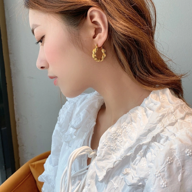 Women's High-end Ring Hoop Earrings