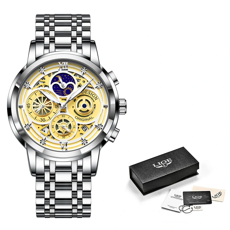 New Concept Waterproof Multi-function Watch