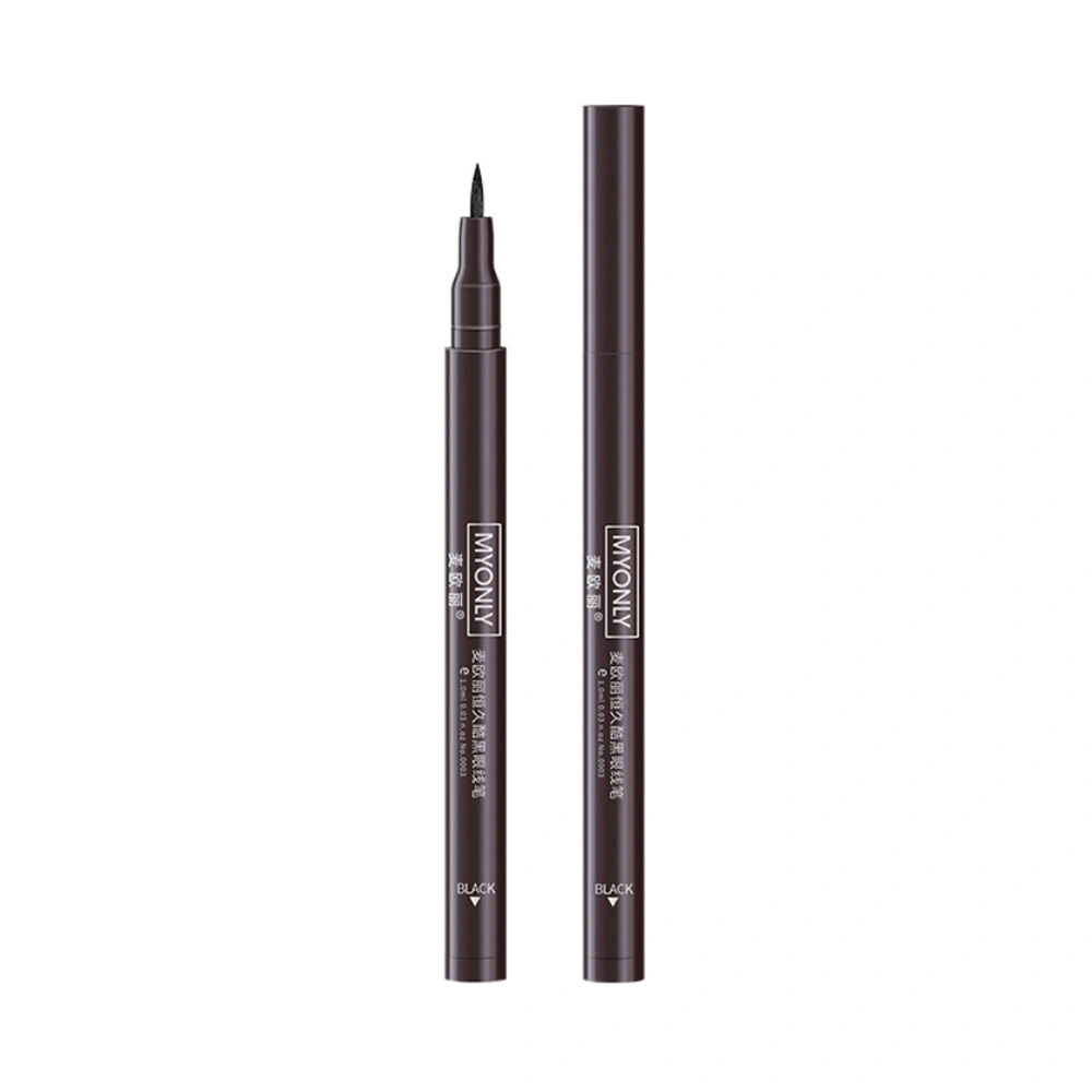 Quick-drying Black Eyeliner Waterproof Long-lasting Non-smudge Makeup Tool