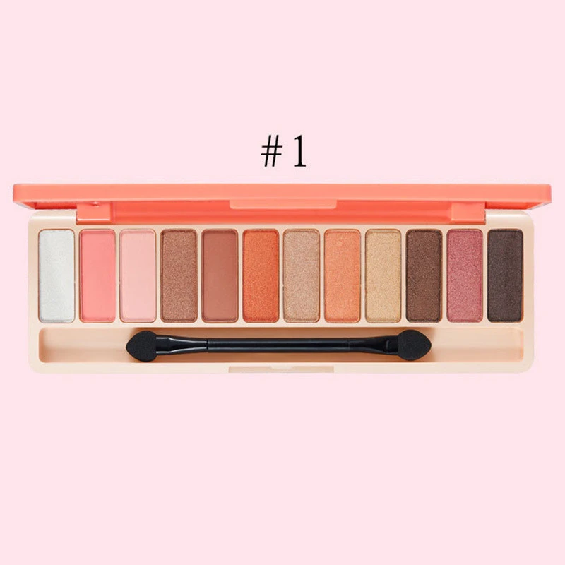 Beginner 12color Eyeshadow Palette Nude Makeup