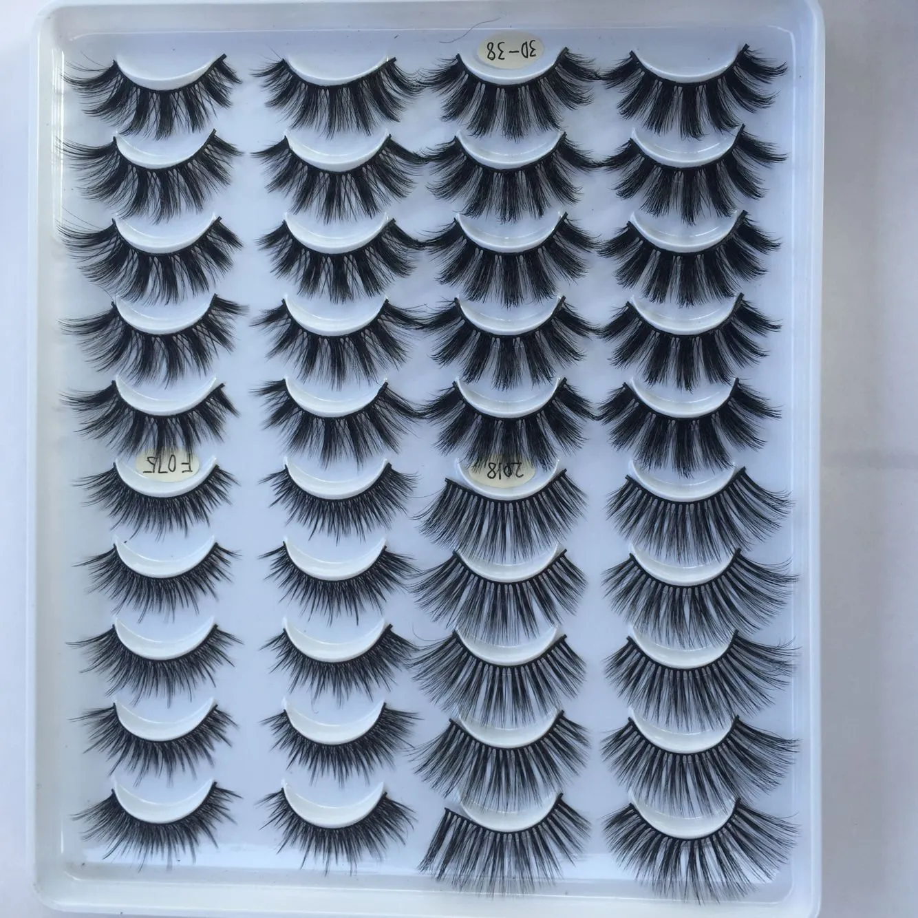 20 Pairs Of False Eyelashes Three-dimensional Multi-layer Mixed Eyelashes