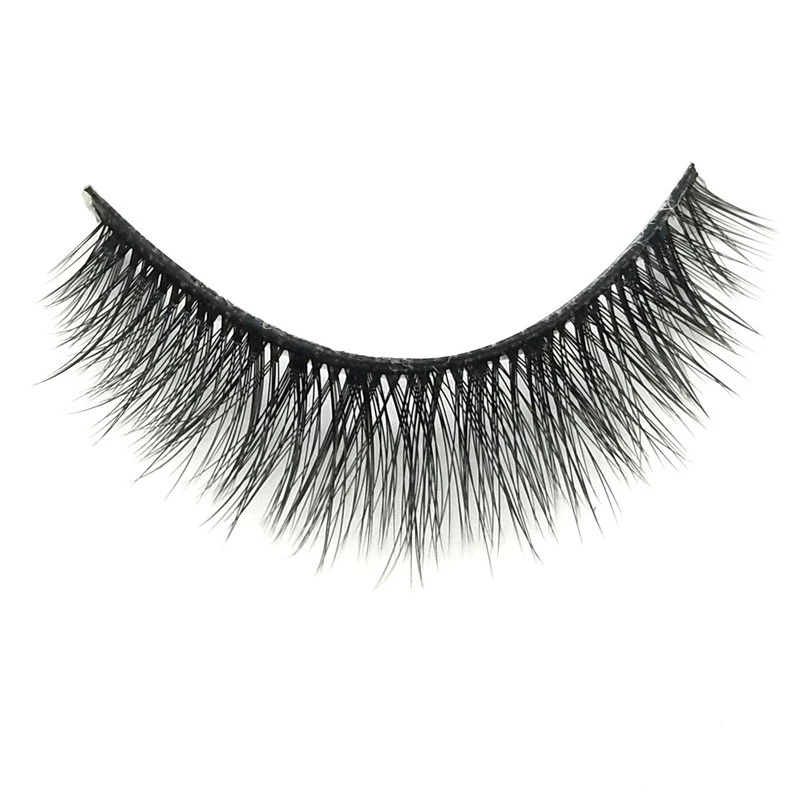 False Eyelashes Natural Tail Extension 3D Simulation Three Pairs