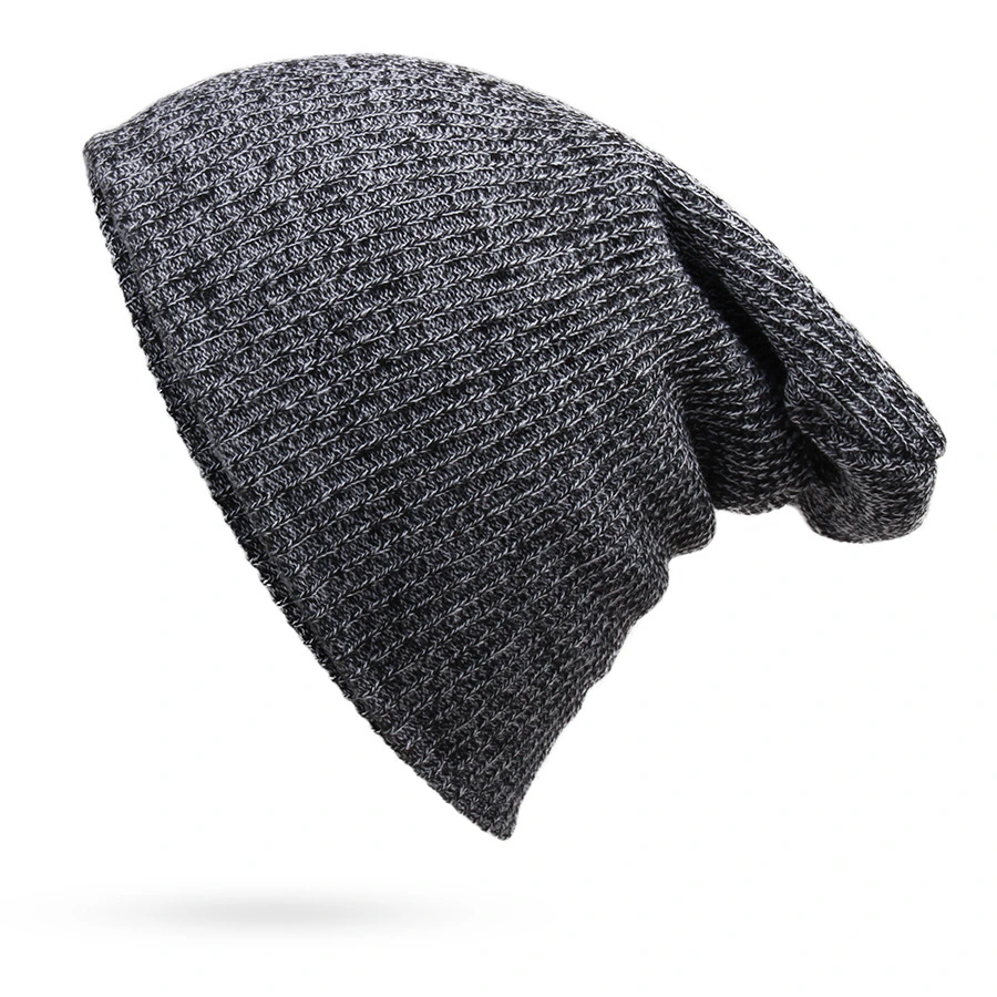 Striped Stitch Hip-hop Hat Warm Outdoor Knit