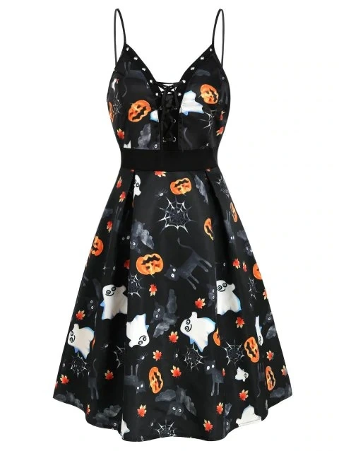 Autumn Cross-border Halloween Dress