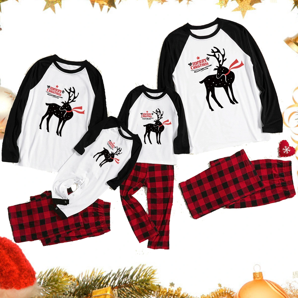 Christmas Home Service European And American Parent-child Clothing Christmas Home Service