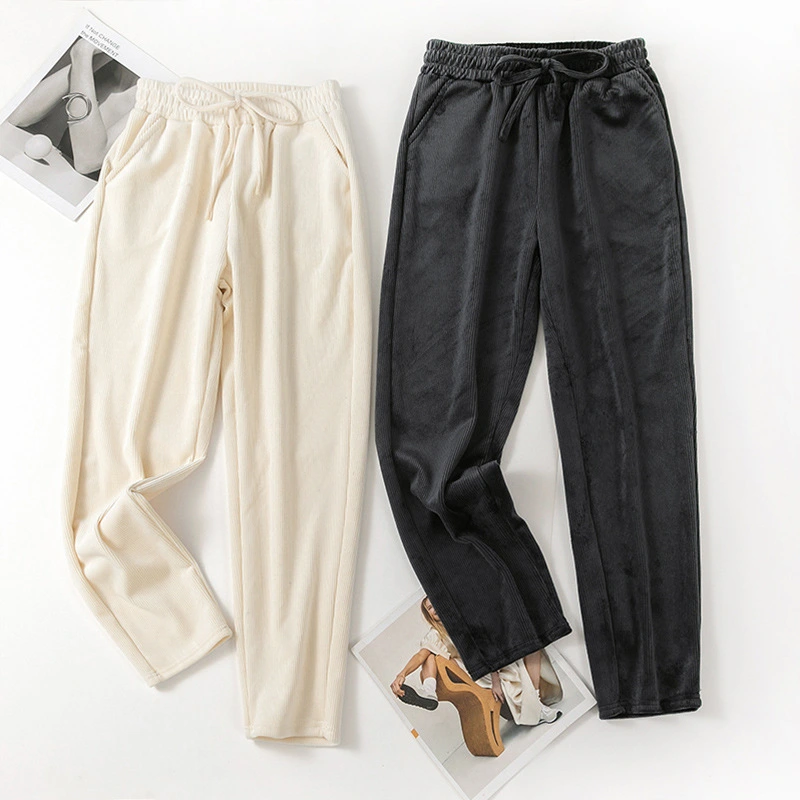 High Waist Slimming Trousers Loose-fitting Large Size Casual