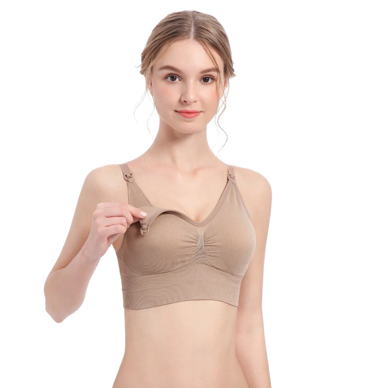 Nursing Bra Without Steel Ring Front Opening Window Type