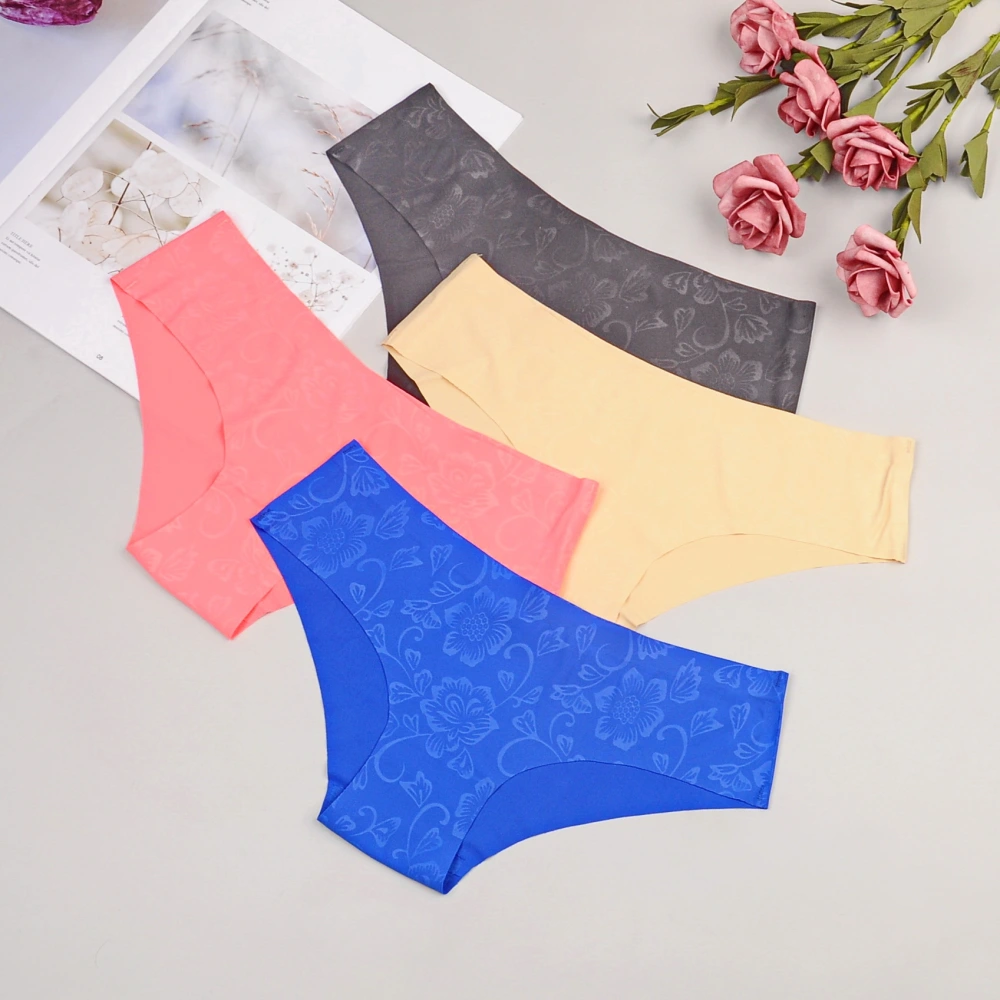 New Seamless Ice Silk Women's Underwear One-piece Breathable