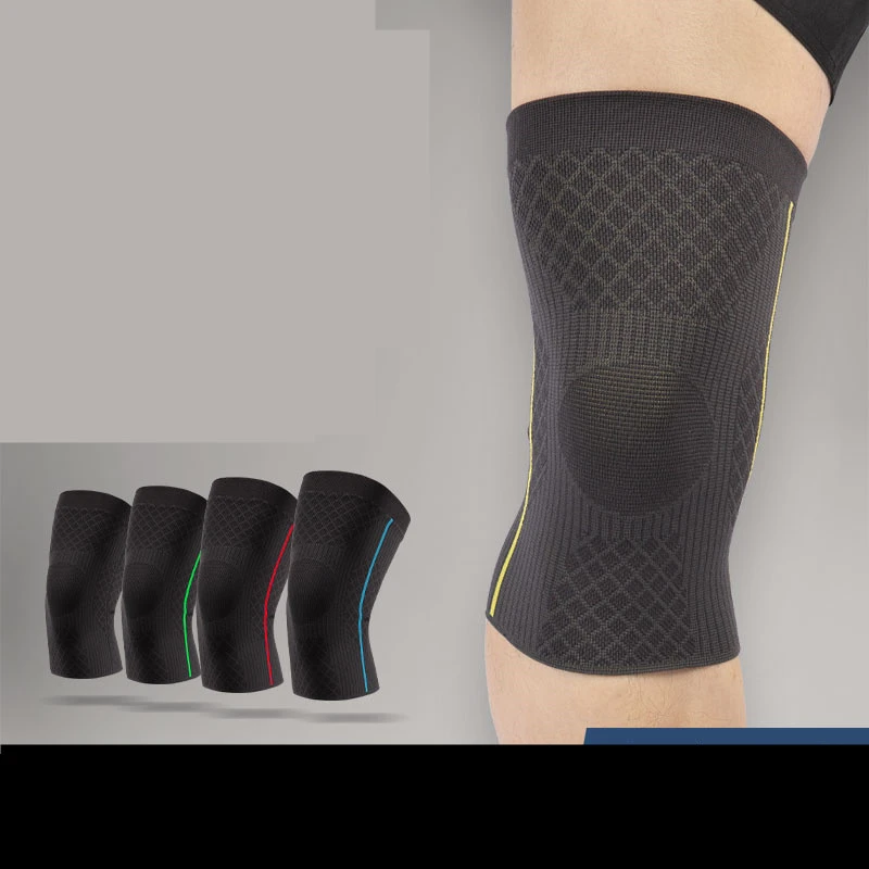 Four-way Stretch Three Dimensional 3d Knitted Nylon Knee Pads
