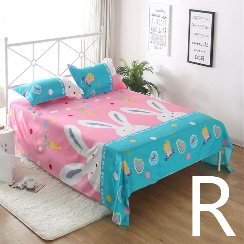 Single Double Bed  Flat Sheet Bedding