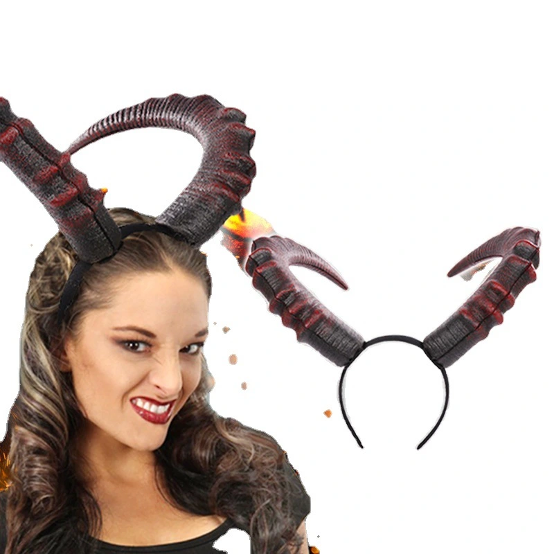 Party Decoration Devil Horns Headdress Ghost Festival Ball Head