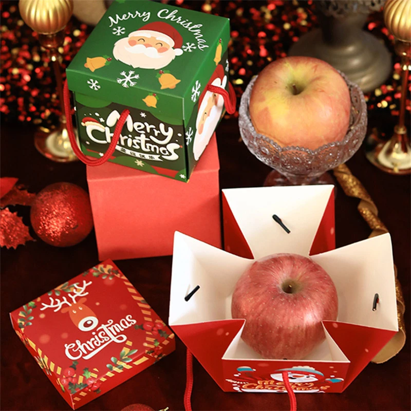 Christmas Apple Carton Gift Pingguo Packing Box Portable Thickening Paper Box