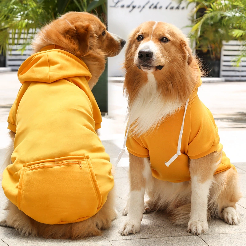 Fashion Pet Dog Simple Zipper Pocket Sweater