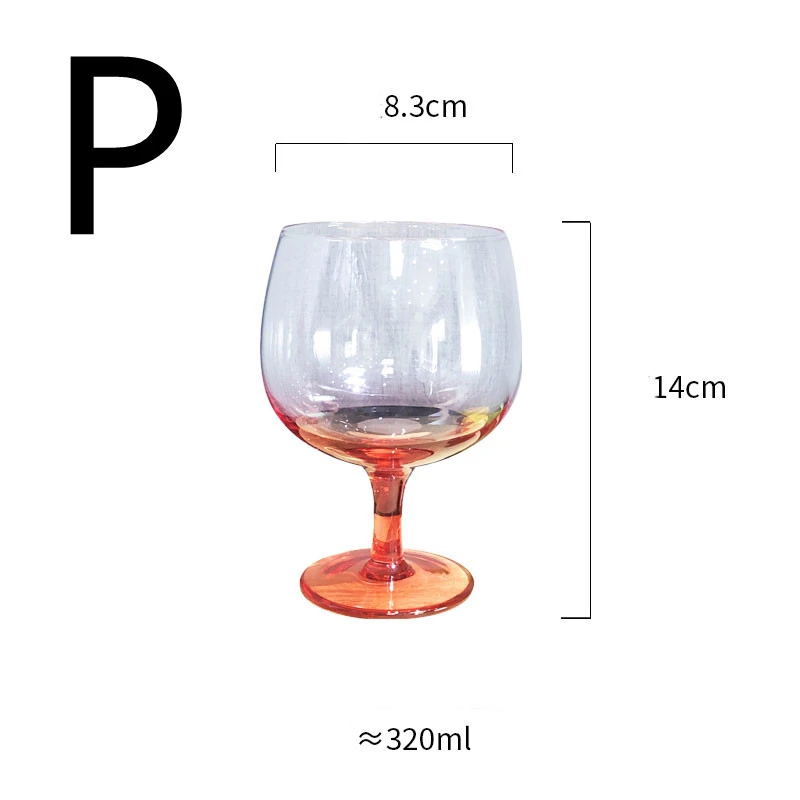 Personality Stained Glass Red Wine Goblet