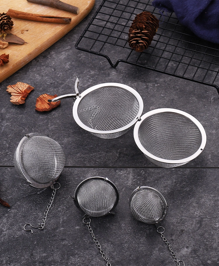 Stainless Steel Tea Leaking Tea Ball Mesh Tea Infuser Tea Maker Weibao Filter Tea Ball