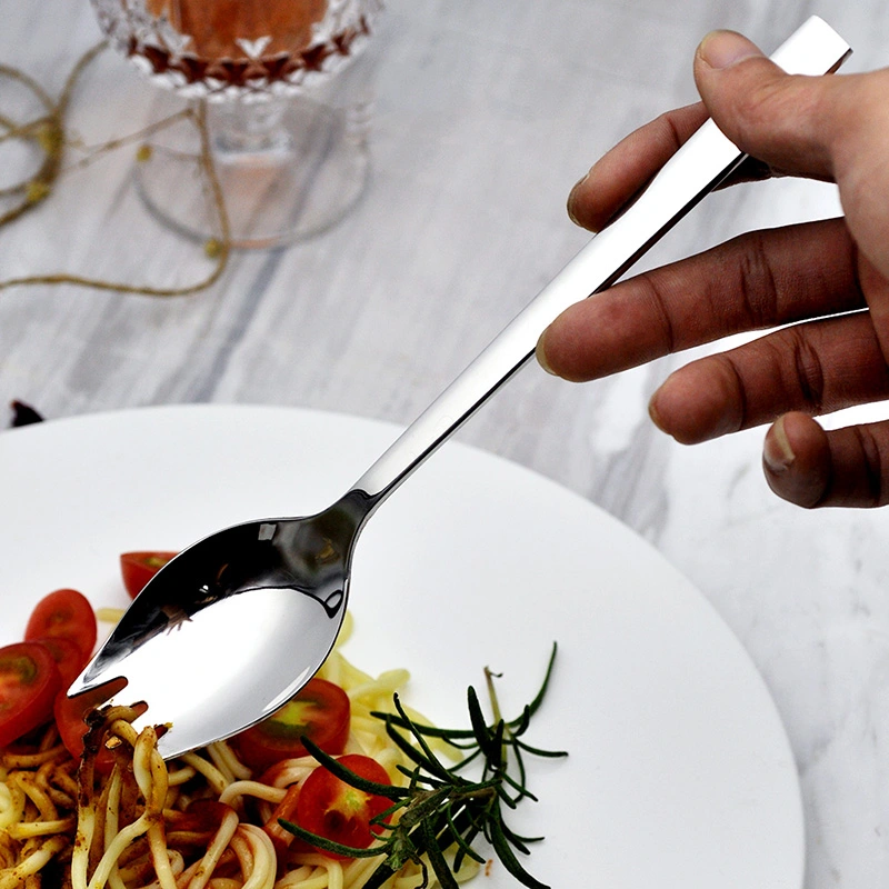 Stainless Steel Western Food Dual-purpose Fork And Spoon One