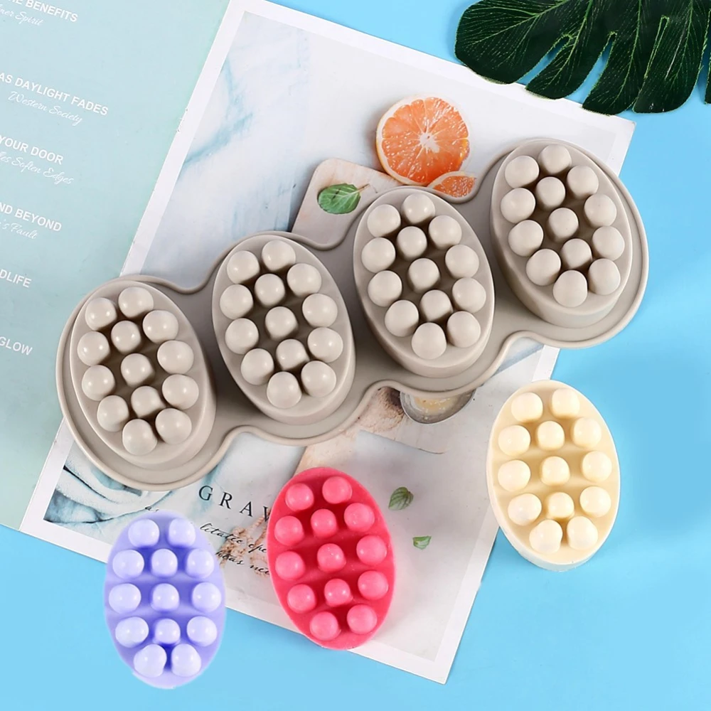 3D Handmade Silicone Soap Mold Making Mold For Massage Physiotherapy Stick