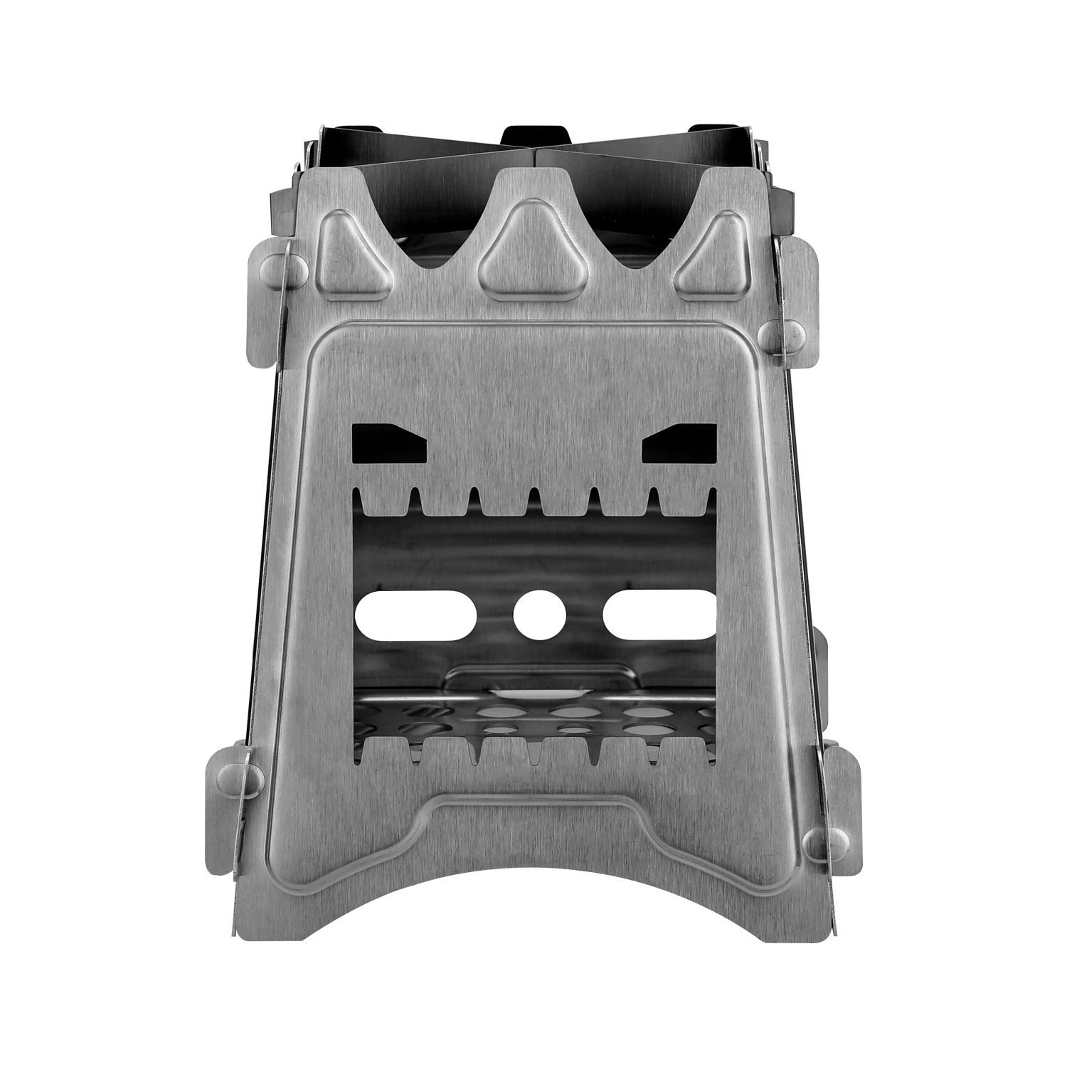 Camping Stove Stainless Steel Backpacking Stove Potable Wood Burning Stoves For Picnic BBQ Camp Hiking