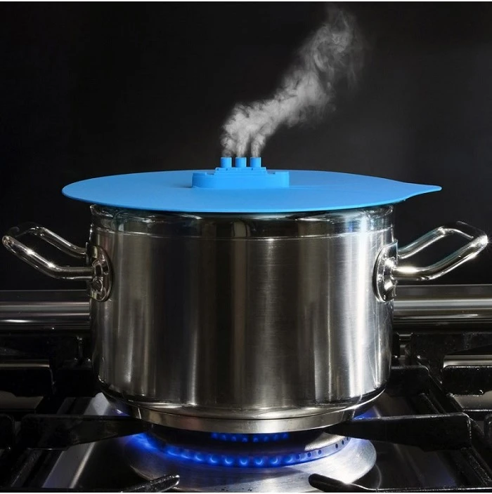 Cooking Lid Steam Ship Boat Silicone Home House Chimney Silicone Lid Creative Kitchen