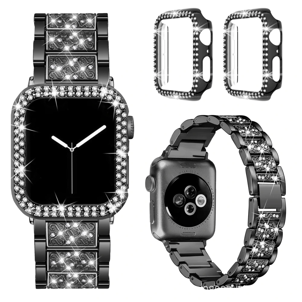 Fashion Diamond Watch Strap Plus 2 Bezels