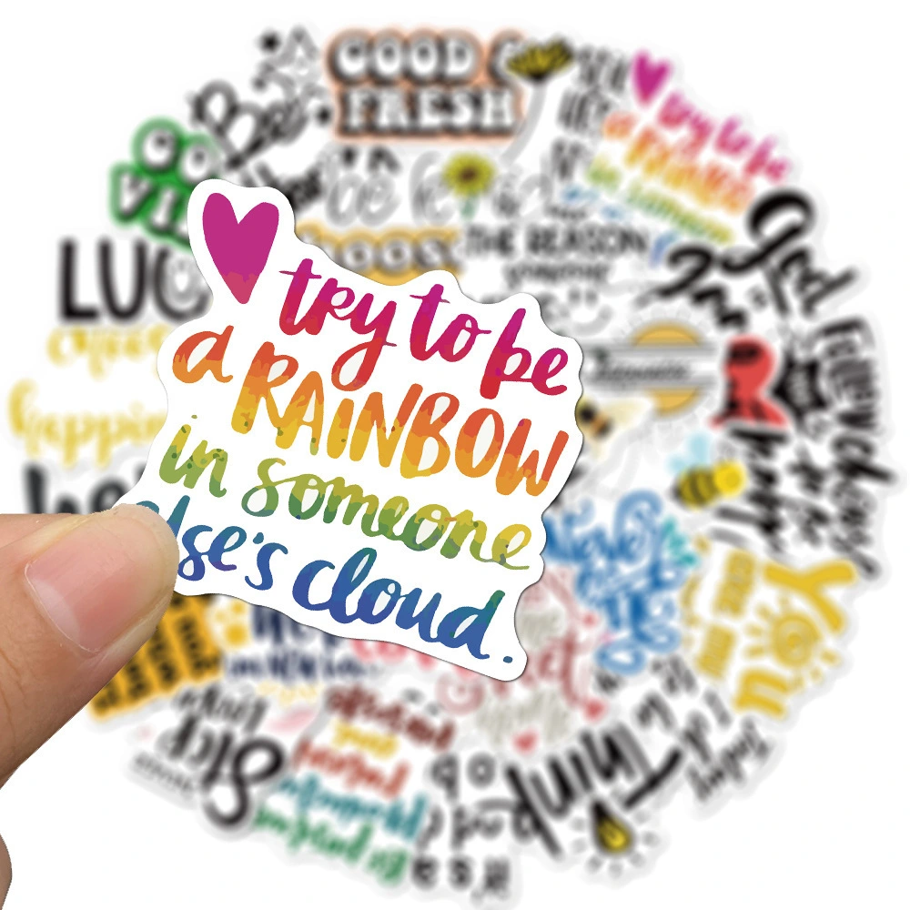 50 Inspirational English Alphabet Graffiti Stickers