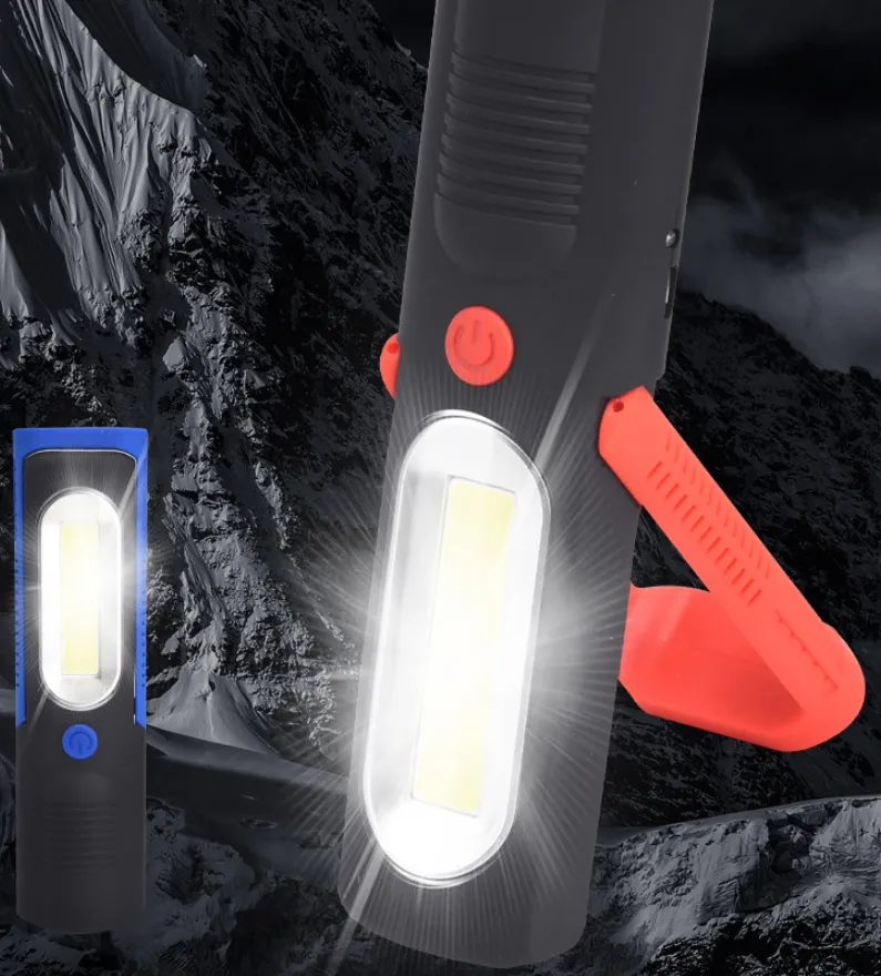 Rechargeable LED Emergency Flashlight With Magnet