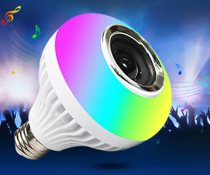 Colorful Smart Audio Stage Light Wireless Remote Control LED Bulb