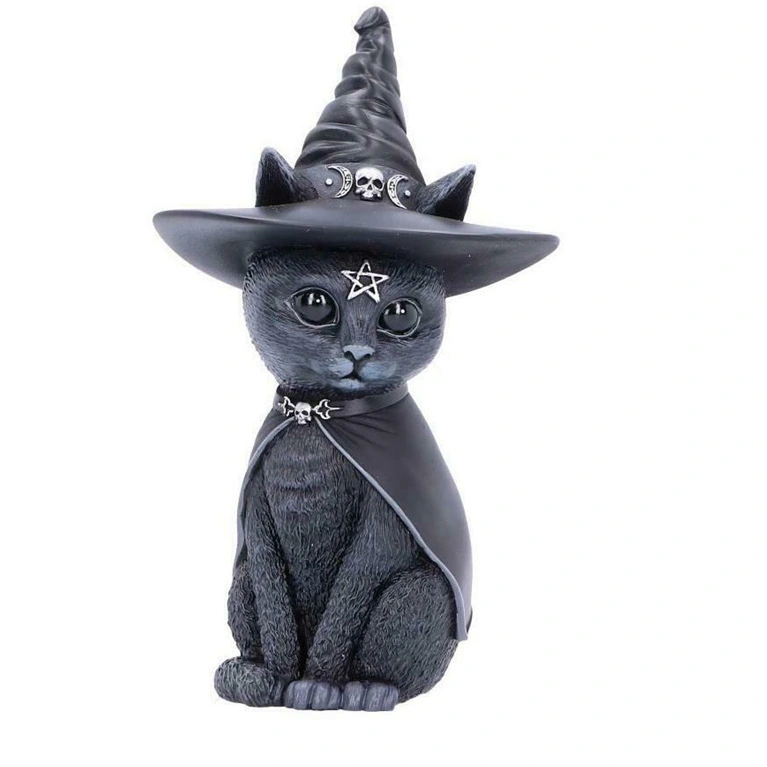 Halloween Magic Cat Resin Crafts Ornaments