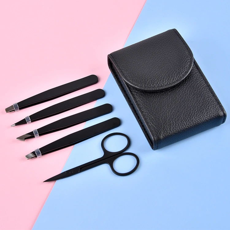 Eyebrow Tweezers And Eyebrow Scissors Five-piece Set