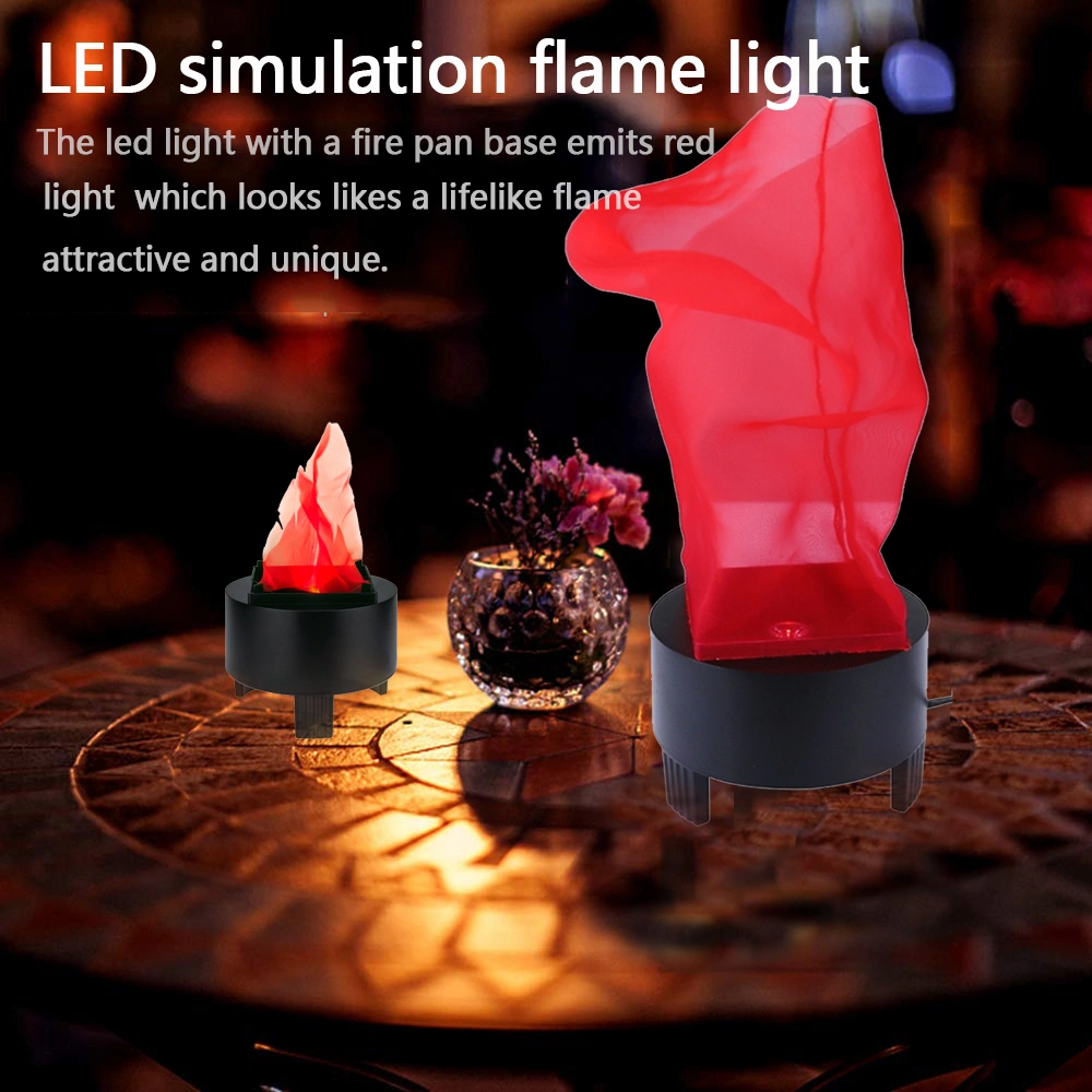 LED Flame Light Dynamic Fire Simulation Effect Light Bar Festival Atmosphere Light For Party Stage Night Clubs Lamp