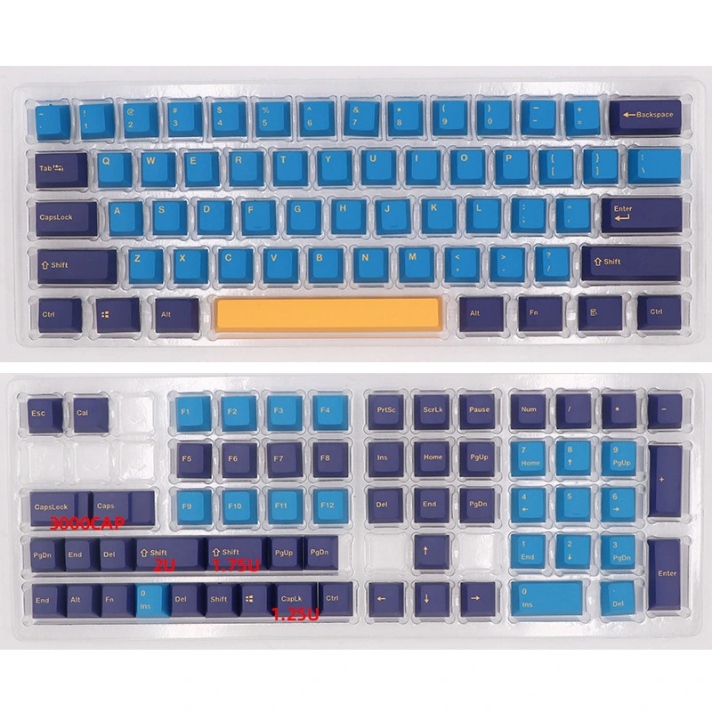 Nautilus Theme Keycap Two-color Craft PBT Material 123 Key Box