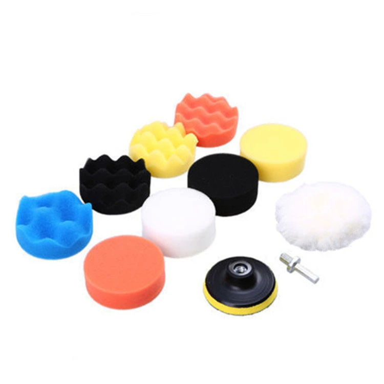 Car Beauty Cleaning Waxing Sponge Polishing Plate 11 Piece Set