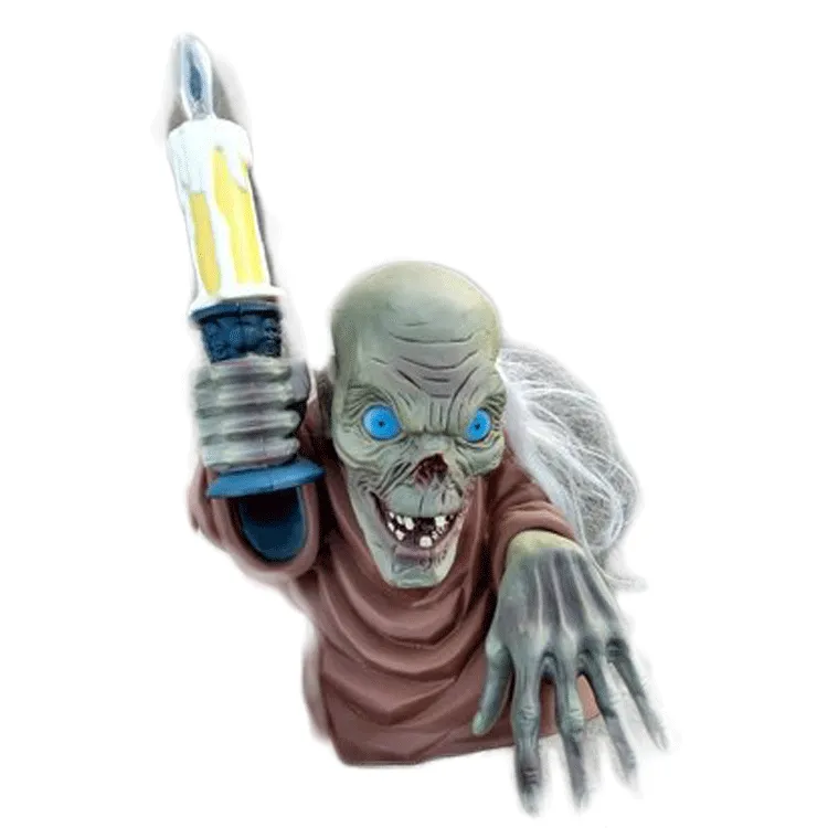 Tales From The Crypt Crypt Keeper With Candlestick Guardian Of Hell Resin Ornaments Home Decor