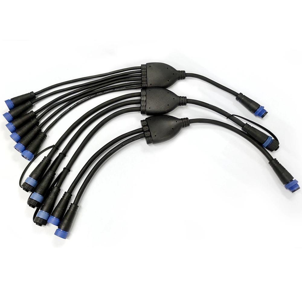 IP68 Waterproof Head Palm One For Four Waterproof Connectors