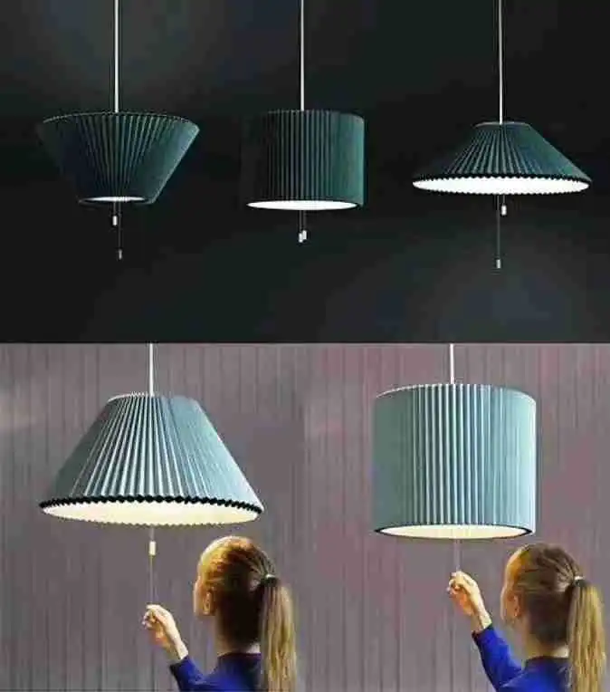 New Style Retractable Lamp Umbrella Chandelier Designer