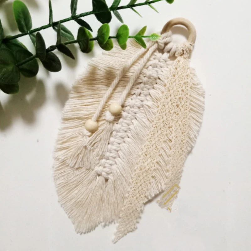 Hand-woven Nordic Style Cotton Rope Tassel