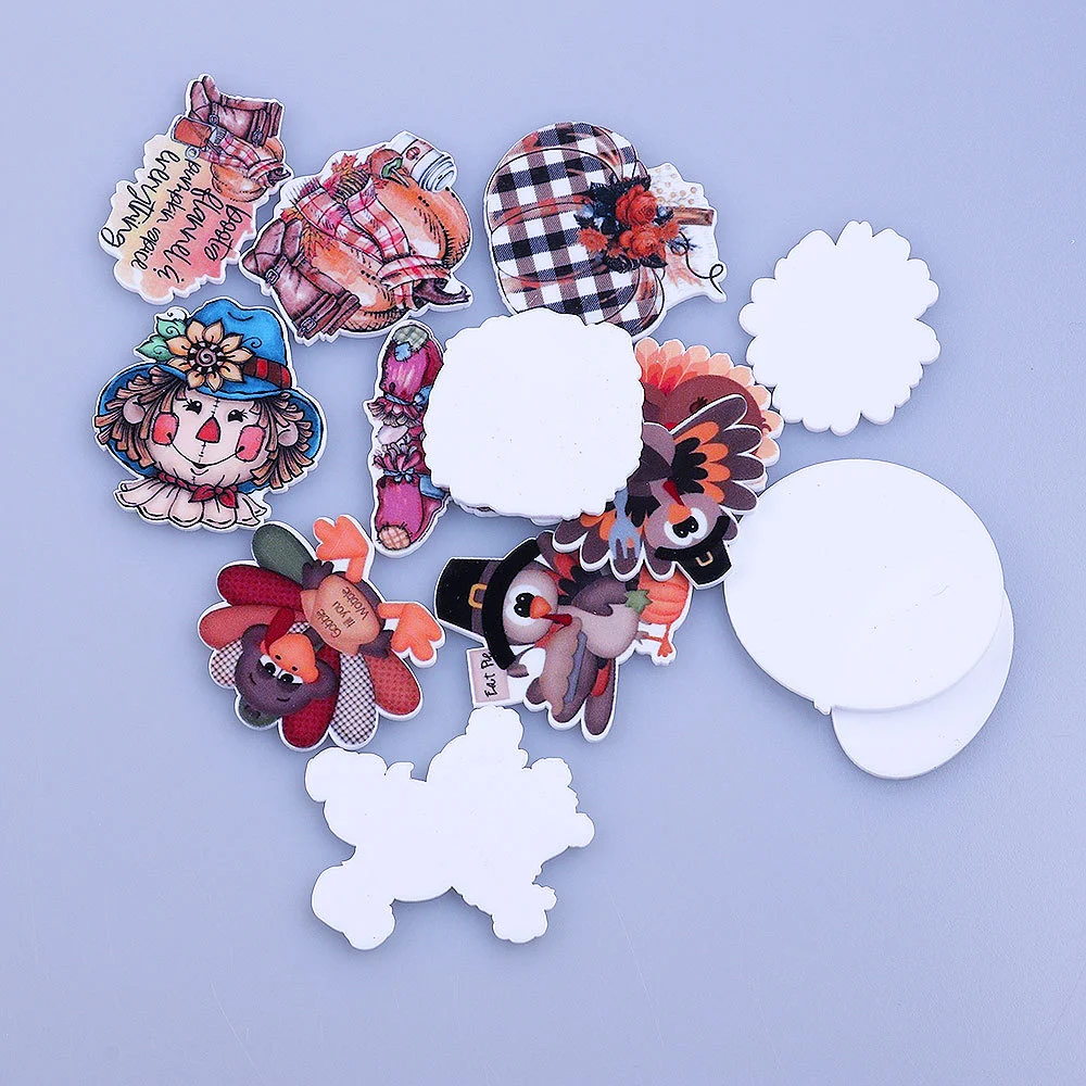 Resin Jewelry DIY Accessories Cartoon Acrylic Patch Brooch