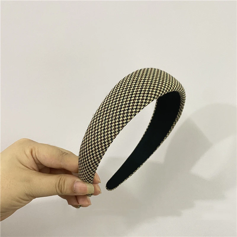 Ancient Wild Houndstooth Hair Band Female Thick Press Hair Simple Hairpin Headband