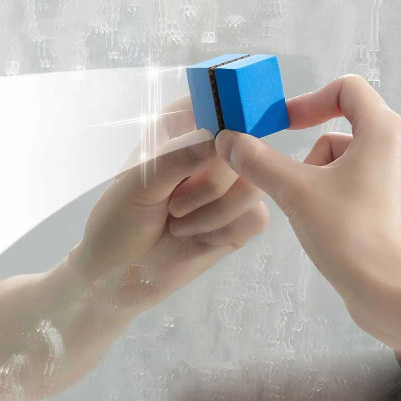 Mini Portable Dirt Removal From Dead Ends Diamond Mirror Sponge Eraser For Kitchen Bathroom Clean Accessory