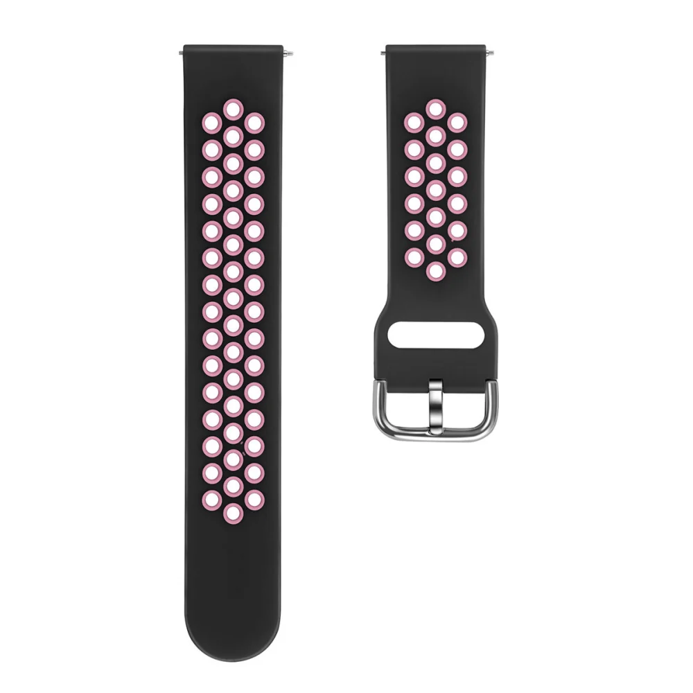 Fashion New Temperament 2 Two-color Silicone TPU Breathable Buckle Strap