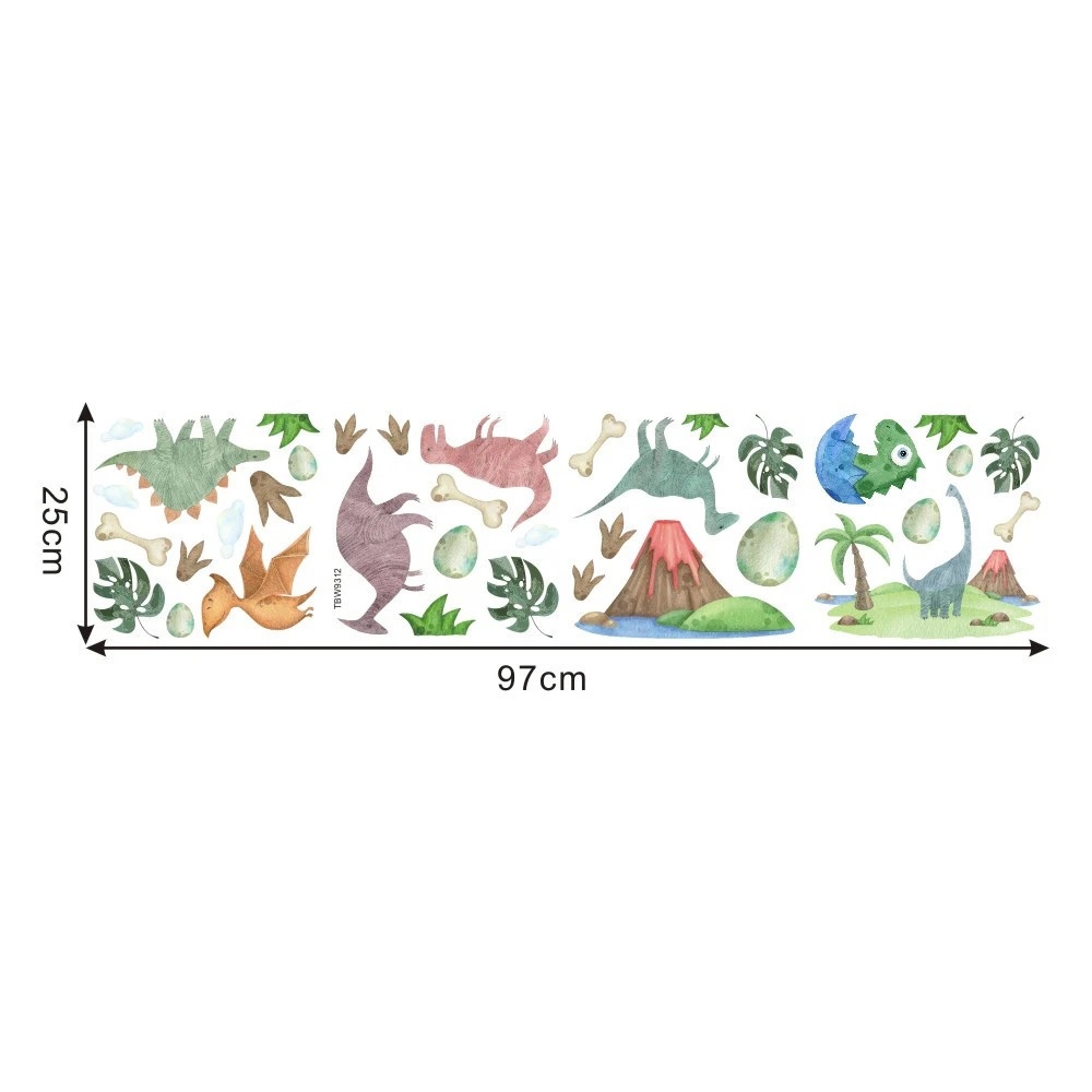 Dinosaur Personality Children Room PVC Graffiti Stickers